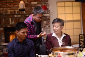 Arthur Peng, Todd Lien, and Robin Wang in Graduation (2020)