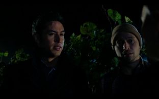 Julio Macias and Andrew Gonzalez in Promised Land