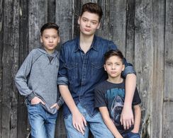 Cassius DeVan Tristan DeVan and older brother PK DeVan