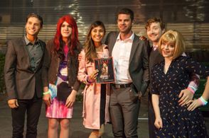 Cast photo from the short film, 