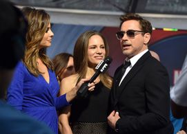 Robert Downey Jr. and Susan Downey at an event for Captain America: Civil War (2016)