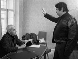 Aleksey German and Konstantin Simonov in Twenty Days Without War (1977)