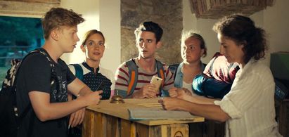 Petra Jungmannová, Hana Vagnerová, Jan Komínek, Adam Misík, and Vojtech Machuta in Bikers (2017)