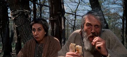 John Huston and Pupella Maggio in The Bible: In the Beginning... (1966)