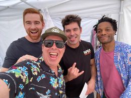 Zac Efron, Jermaine Fowler, Brian Jarvis, and Andrew Santino
