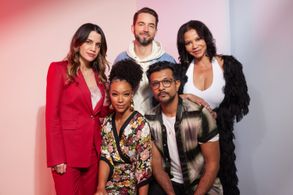 Gloria Reuben, Utkarsh Ambudkar, Natalie Morales, Sonequa Martin-Green, and Kyle Hausmann-Stokes at an event for My Dead