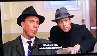 Nelson Avidon with Edward Norton in MOTHERLESS BROOKLYN