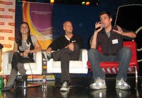 Hailey Bright speaking at Tubefilter