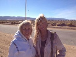 On set with Eugenia Kuzmina