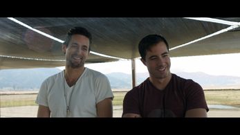 Still of Brad Worch II and Eric Alperin in HEX.