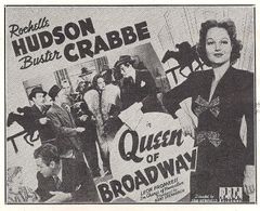 Vince Barnett, Buster Crabbe, Rochelle Hudson, and Donald Mayo in Queen of Broadway (1942)