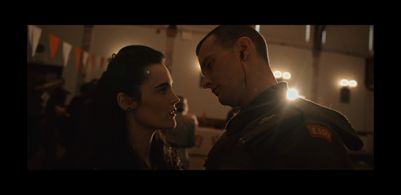 Dream Sequence; Robert Dukes & Kerry Browne as Tommy & Elizabeth in WW2 drama, 'The Code'.