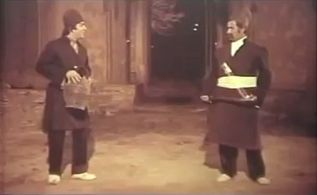 Mohamad Ali Fardin and Naser Malek Motiee in Baba Shamal (1971)