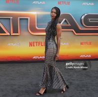 Adia Smith-Eriksson arrives at the Premiere For Netflix's 