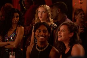 Teagle F. Bougere, Rana Roy, and Belle Shouse in Queen America (2018)