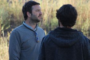 Doug Potts and Theo Davies in Wish Man (2019)