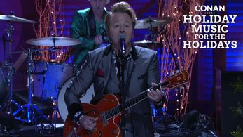Brian Setzer and The Brian Setzer Orchestra in Conan (2010)