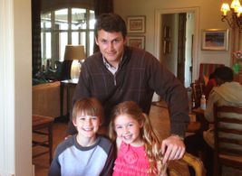 Cannon Bosarge with Stella Allen on set of 