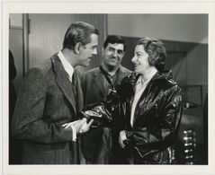 Boris Karloff, Cy Schindell, and Shirley Warde in The Devil Commands (1941)