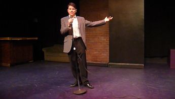 Jefferson doing Stand-Up in Hollywood