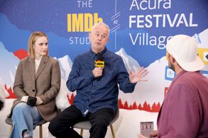 Kevin Smith, Rachel Brosnahan, and Dominic Cooke at an event for The IMDb Studio at Sundance: The IMDb Studio at Acura F