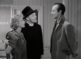 Bibi Andersson, Jarl Kulle, and Nils Poppe in The Devil's Eye (1960)