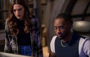 Kayla Compton and Brandon McKnight in The Flash (2014)