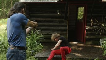 Gary Daniels and Ryan M. Shaw in Bring Him Back Dead (2022)