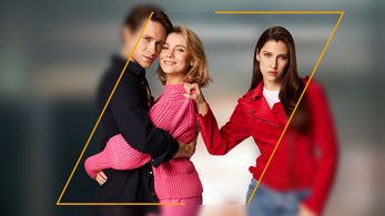 Michal Meyer, Kamila Kaminska, and Katarzyna Grabowska in Zakochani po uszy (2019)