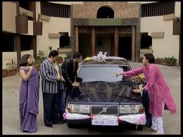 Ratna Pathak Shah, Satish Shah, Sumeet Raghavan, Rupali Ganguly, and Rajesh Kumar in Sarabhai V/S Sarabhai (2004)