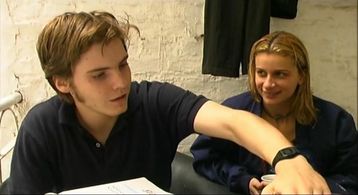 Daniel Brühl and Anabelle Lachatte in The White Sound (2001)