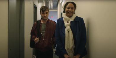 Shiren Van Cooten and Dominic McDowell in Homeless Shakespeare (2018)