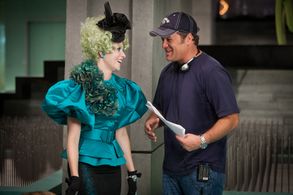 THE HUNGER GAMES: Elizabeth Banks and Robin Bissell