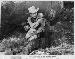 Robert Bice and Keith Richards in The James Brothers of Missouri (1949)