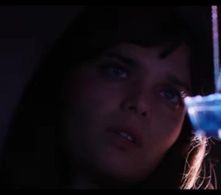 Marlen Uribe on set of Matt Kivel’s Music Video