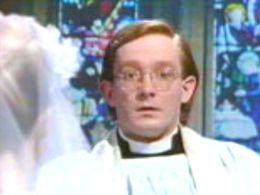 Steve Nallon, actor, production still from IT'S MIKE YARWOOD.