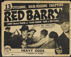 Buster Crabbe, William Gould, and William Ruhl in Red Barry (1938)