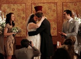 Aaron Schwartz, Leighton Meester, Ed Westwick, and Zuzanna Szadkowski in Gossip Girl (2007)