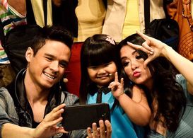 Tom Taus, Antoinette Taus, and Ryzza Mae Dizon in The Ryzza Mae Show (2013)