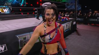 Hikaru Shida in All Elite Wrestling: Revolution (2021)