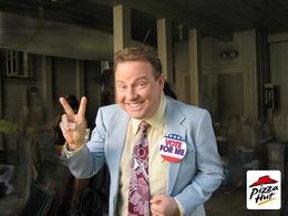 Pizza Hut Spot as Politician.