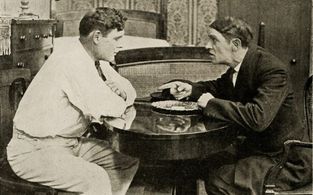 Edward Earle and Ben F. Wilson in Face Value (1914)