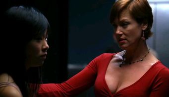 Lisa Thornhill and Christina Ahn in CSI: Crime Scene Investigation (2000)