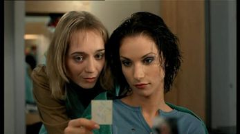 Klára Oltová and Zuzana Kanócz in From Subway with Love (2005)