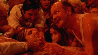 Tim Bartell and David Wiley in Society (1989)