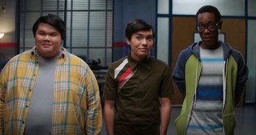 Adwin Brown, Romel De Silva, and Jesse Leigh in Heathers (2018)