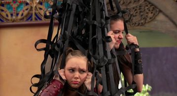 Savannah May and Lilimar on Nickelodeon’s Knight Squad 2018