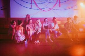 Isabella Hunter, Hanna Griffiths, Larsen Thompson, Audrey Holcomb, and Sarah May Sommers in American Cherry (2021)