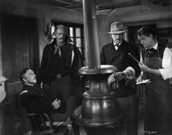 John Wayne, George O'Brien, Arthur Shields, and Harry Woods in She Wore a Yellow Ribbon (1949)