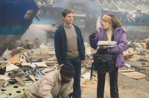 On the set of War of the Worlds (2005) with Tom Cruise